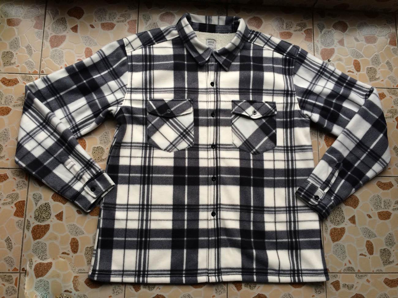 A001 Men's Fleece linning shirt