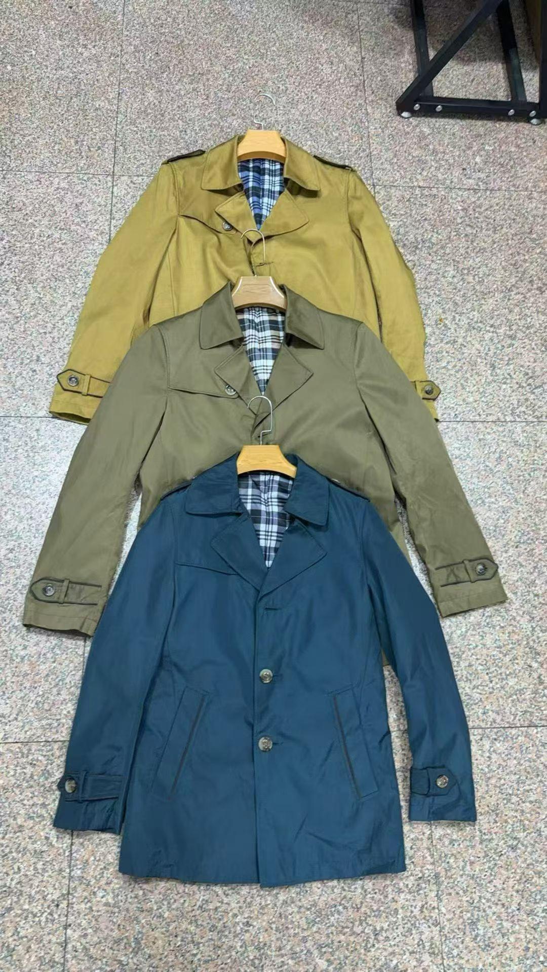 D082603#Mens trench windbreaker