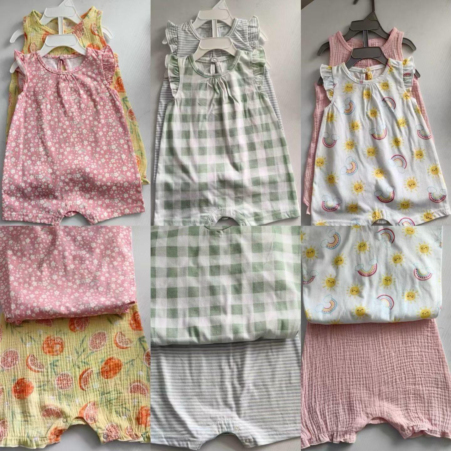 w082512# Baby short-sleeve romper