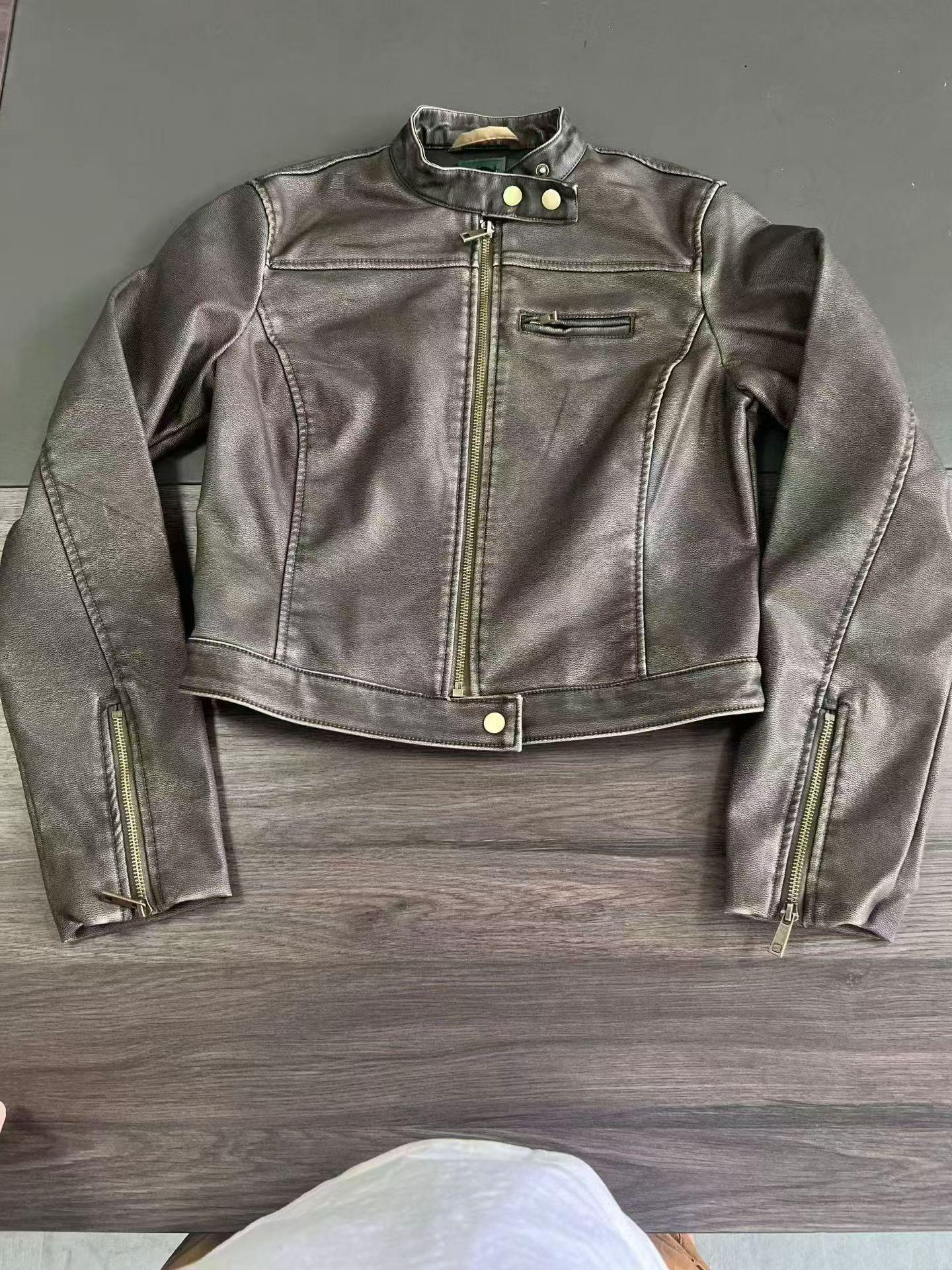 D082709#Leather jacket