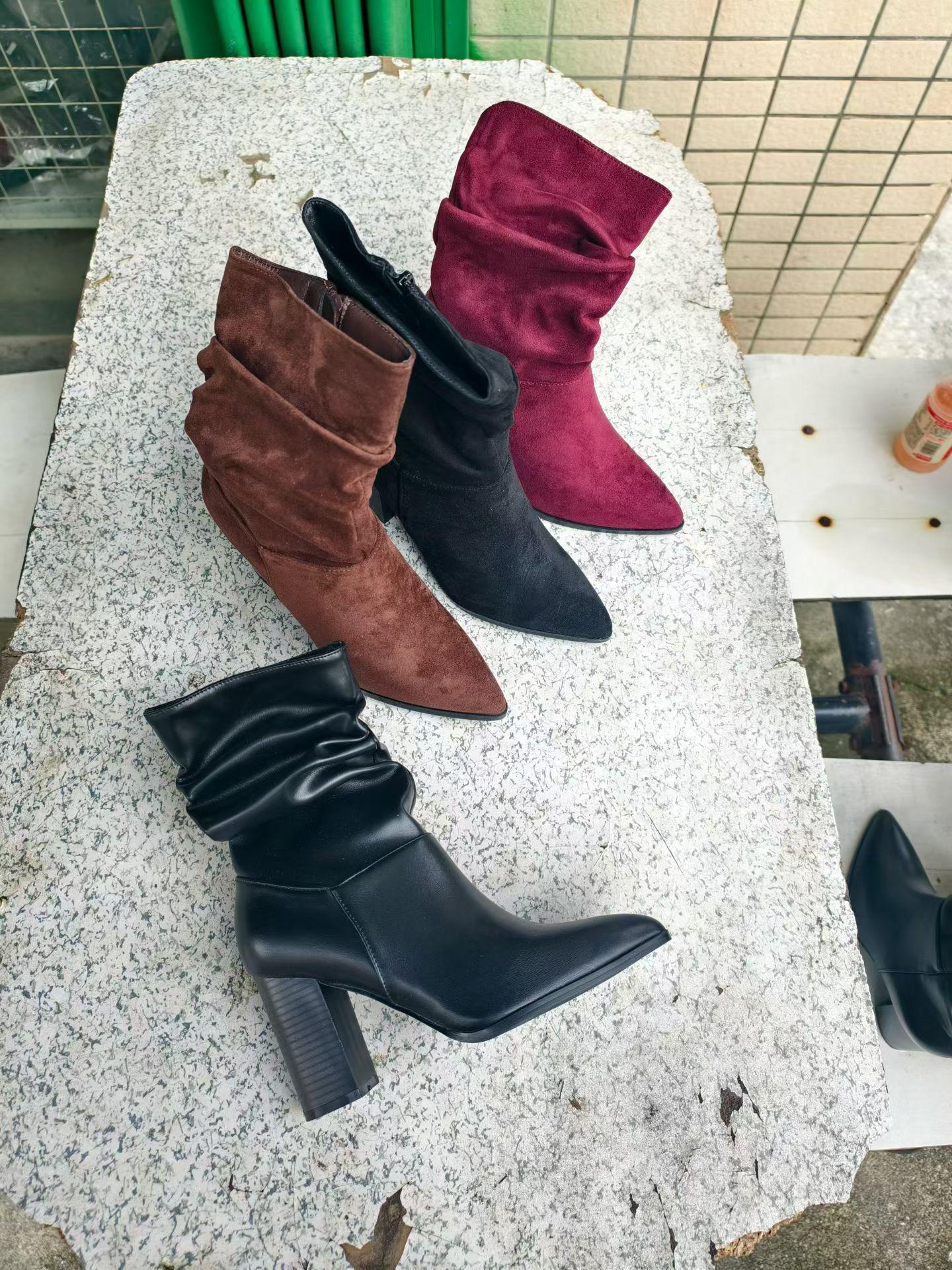 w082707# Women's pointed-toe boots